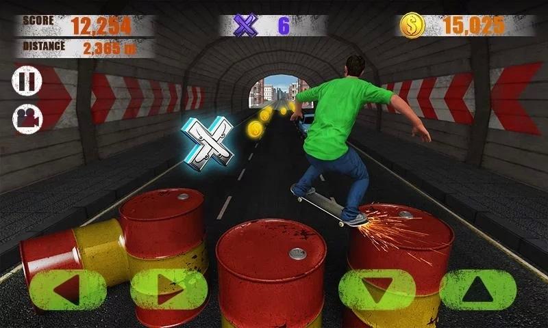街头滑板3d破解版下载,街头滑板3d,滑板游戏,竞技游戏